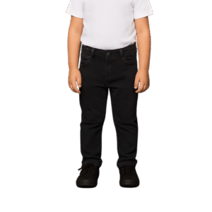 Black Premium Jeans for Boys (2–4 Years) – Stylish & Comfortable Pants