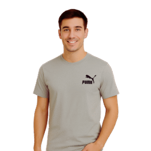 PUMA Men's Medium Size Premium Gray T-Shirt