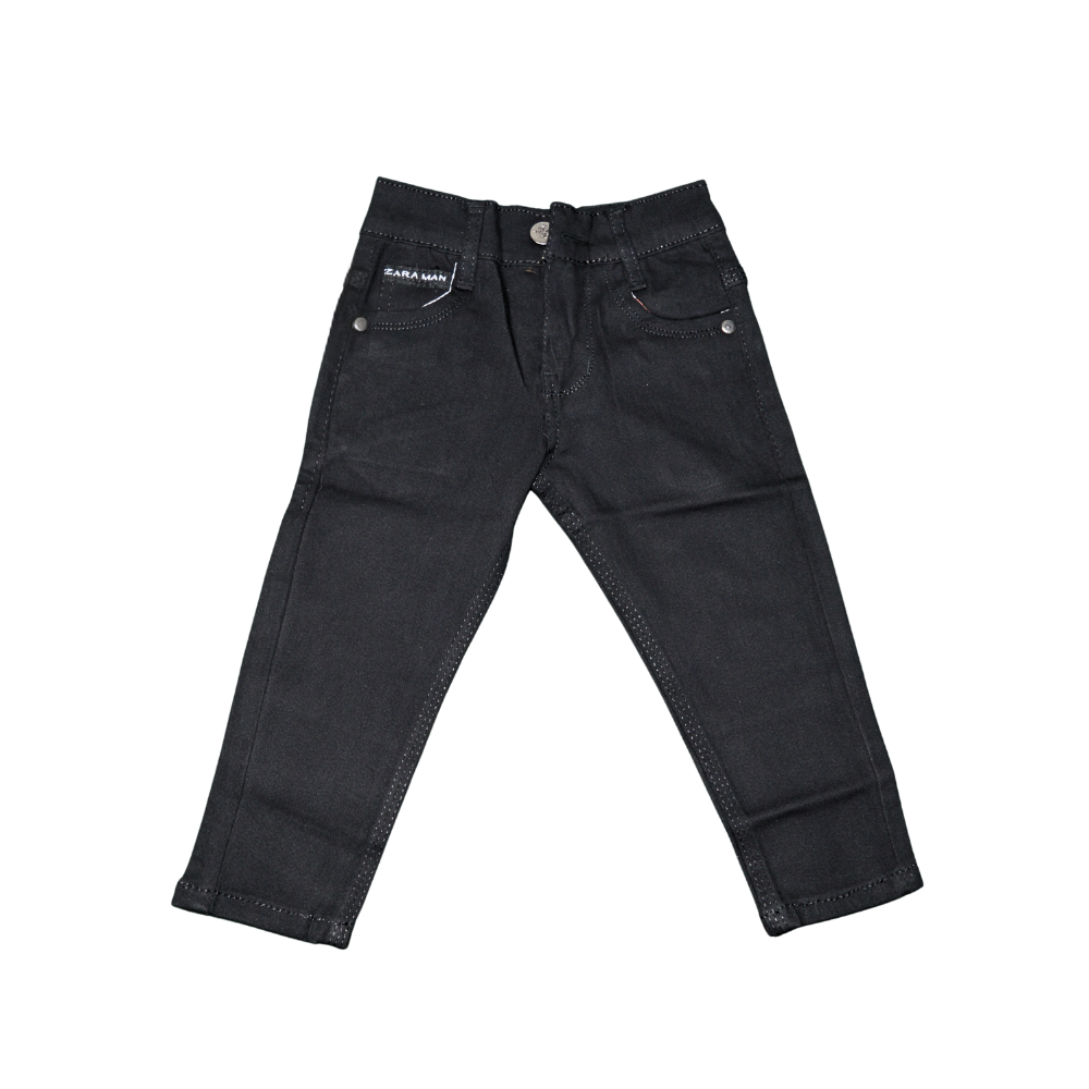 Black Premium Jeans for Boys (2–4 Years) – Stylish & Comfortable Pants - Image 3