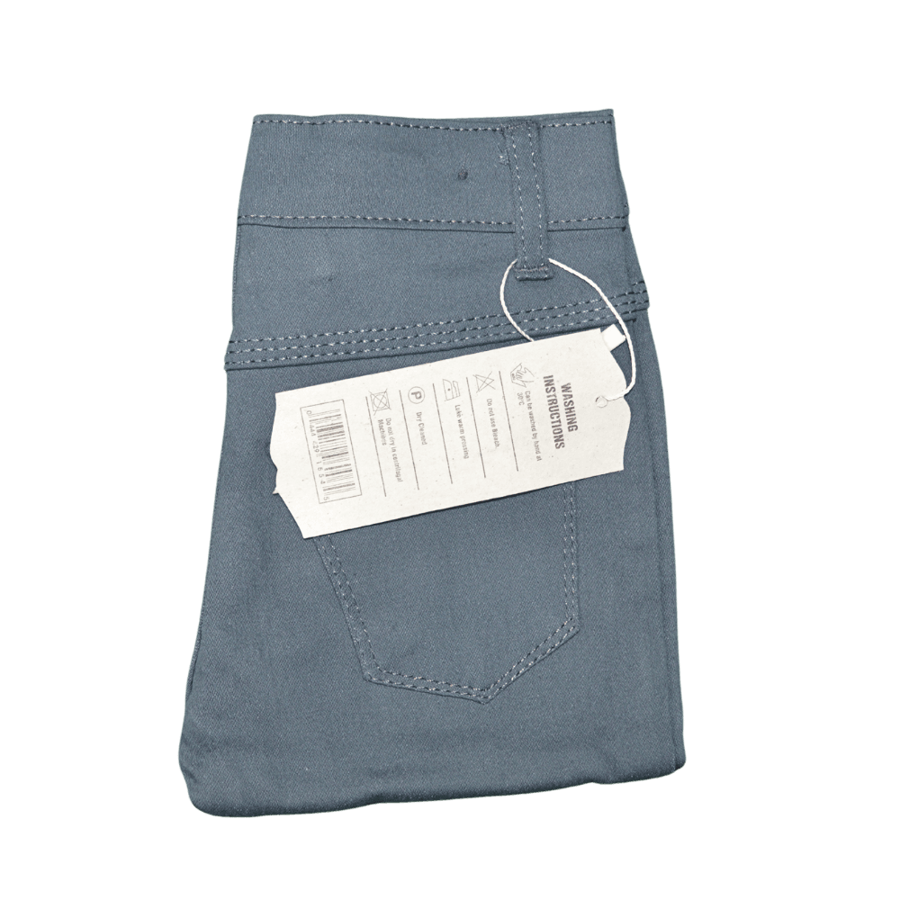 Grey Premium Jeans for Boys (2–4 Years) – Soft & Comfortable Kids Pants - Image 4