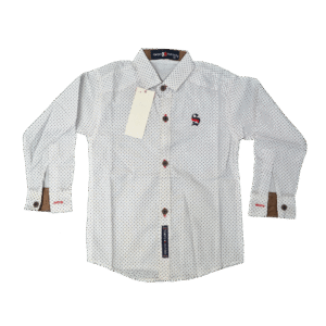 Tommy Hilfiger Kids’ Polka Dot Dress Shirts in 3 Colors – 2 Years 4 Years