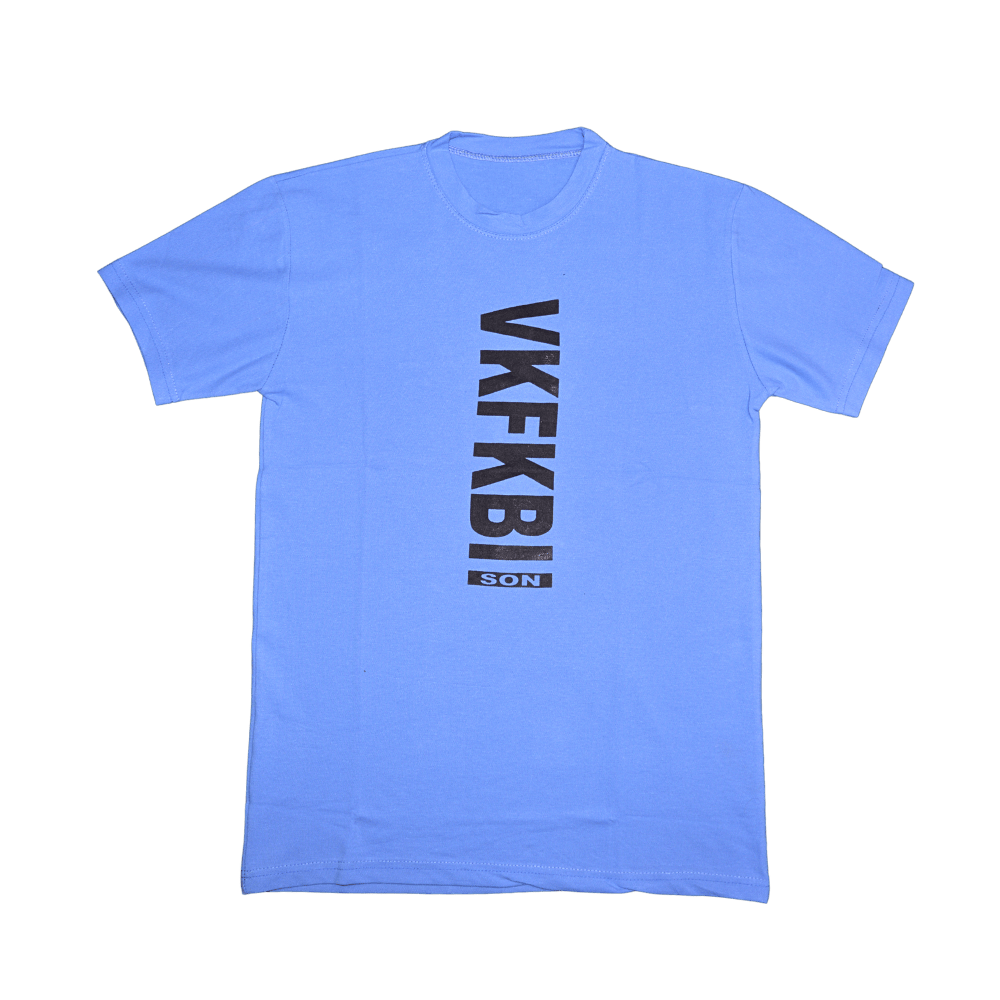 White VKFKBI SON Printed T-Shirt for Men – Premium Cotton (Medium Size) - Image 2