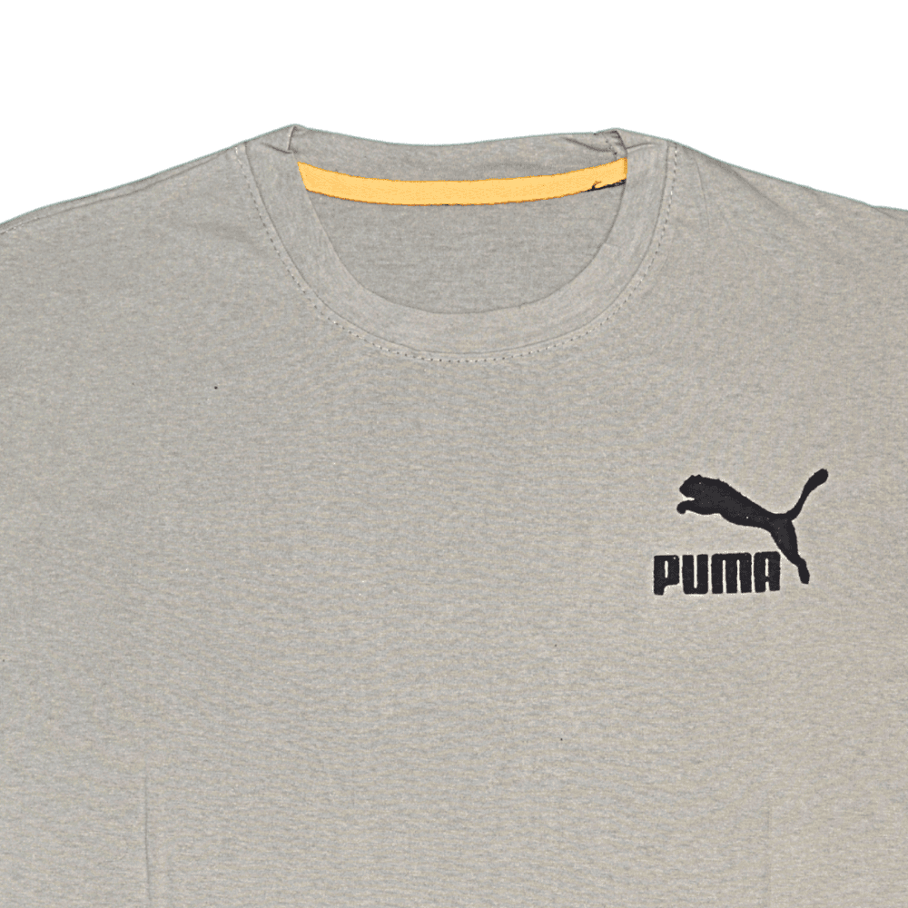 PUMA Men's Medium Size Premium Gray T-Shirt - Image 2