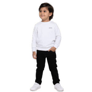 Black Premium Jeans for Boys (2–4 Years) – Stylish & Comfortable Pants