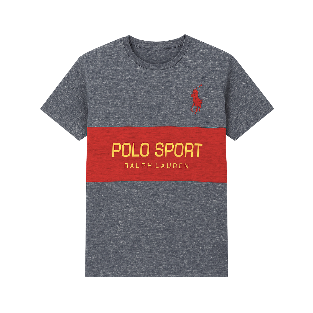 Polo Sport Ralph Lauren Men’s Grey T-Shirt Premium Wear - Image 4