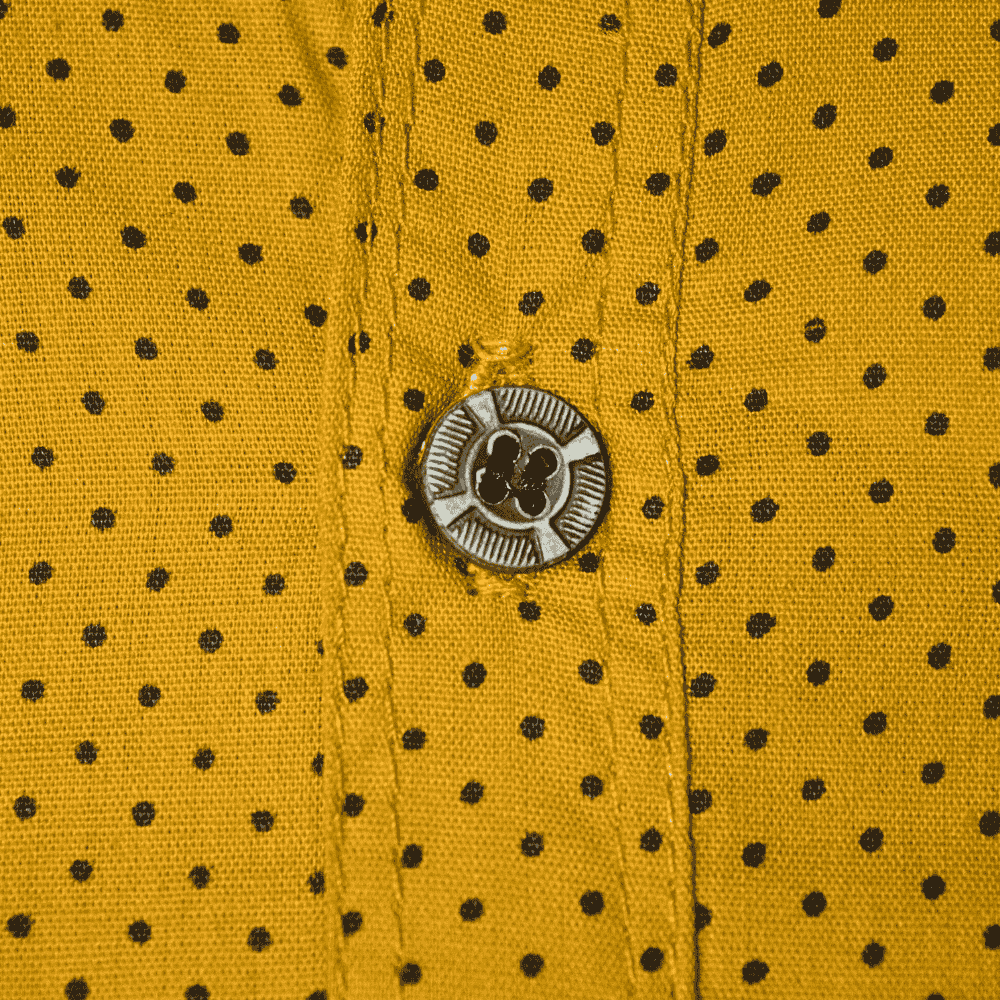 Kids Mustard Polka Dot Dress Shirt Premium Quality 2 Year 4 Years - Image 6